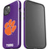 Clemson University Tiger Print Purple iPhone 15 Impact Case