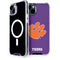 Clemson University Tiger Print Purple iPhone 15 Plus MagSafe Case