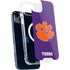 Clemson University Tiger Print Purple iPhone 15 Plus MagSafe Case