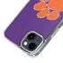 Clemson University Tiger Print Purple iPhone 15 Plus MagSafe Case