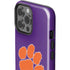 Clemson University Tiger Print Purple iPhone 15 Pro Max Impact Case