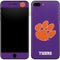 Clemson University Tiger Print Purple iPhone 8 Plus Skin