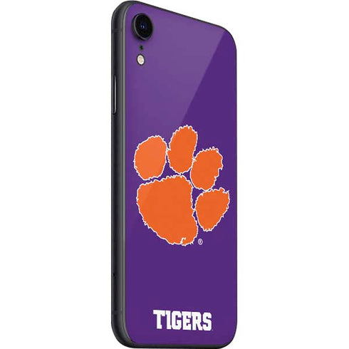 Clemson University Tiger Print Purple iPhone SE (2nd & 3rd Gen) Skin