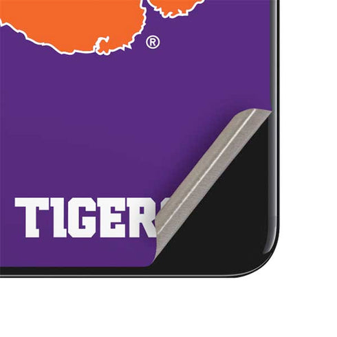 Clemson University Tiger Print Purple iPhone SE (2nd & 3rd Gen) Skin