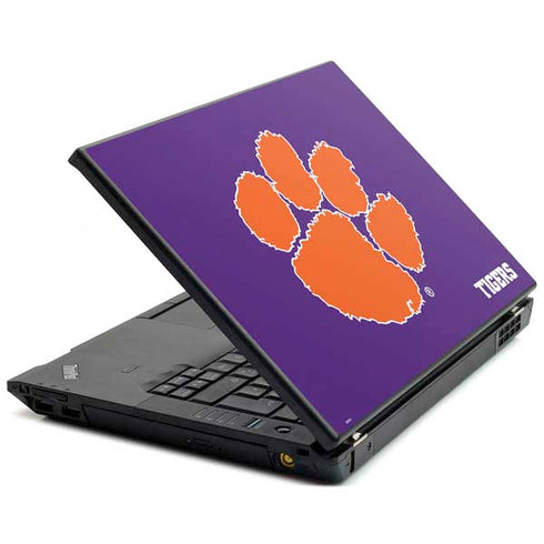 Clemson University Tiger Print Purple Lenovo T420 Skin
