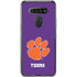 Clemson University Tiger Print Purple LG K51/Q51 Clear Case