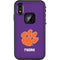 Clemson University Tiger Print Purple LifeProof Fre iPhone Skin