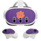 Clemson University Tiger Print Purple Meta Quest 3 Skin