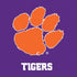Clemson University Tiger Print Purple Moto E5 Play Skin