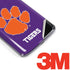 Clemson University Tiger Print Purple Moto E5 Plus Skin