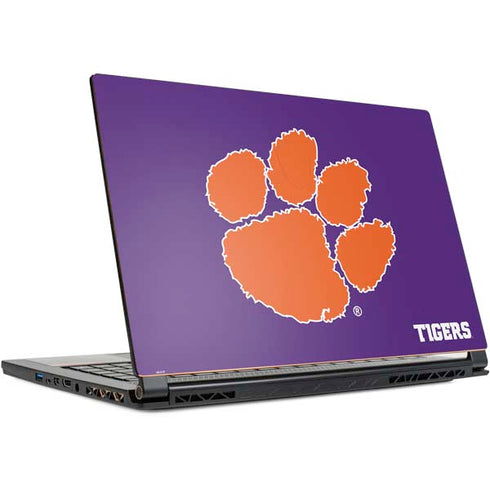 Clemson University Tiger Print Purple MSI GS65 Stealth Laptop Skin