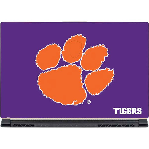 Clemson University Tiger Print Purple MSI GS65 Stealth Laptop Skin