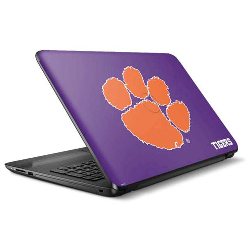 Clemson University Tiger Print Purple HP Notebook Skin