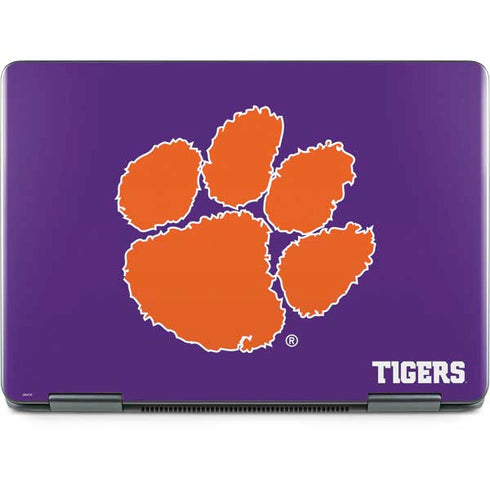 Clemson University Tiger Print Purple Notebook 9 Pro 13in (2017) Skin