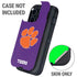 Clemson University Tiger Print Purple Otterbox Defender iPhone Skin