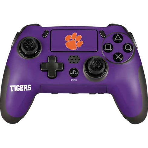 Clemson University Tiger Print Purple PlayStation Scuf Vantage 2 Controller Skin