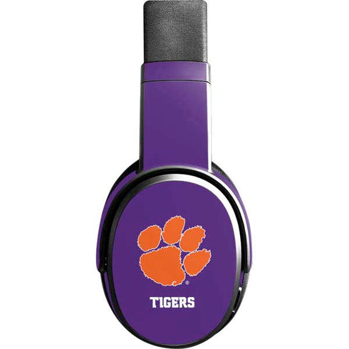 Clemson University Tiger Print Purple Skullcandy Crusher Wireless Skin