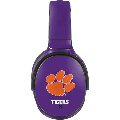 Clemson University Tiger Print Purple Skullcandy Venue Skin