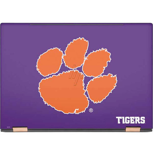 Clemson University Tiger Print Purple HP Spectre Skin