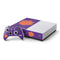 Clemson University Tiger Print Purple Xbox One S Console and Controller Bundle Skin