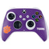 Clemson University Tiger Print Purple Xbox Series S Controller Skin
