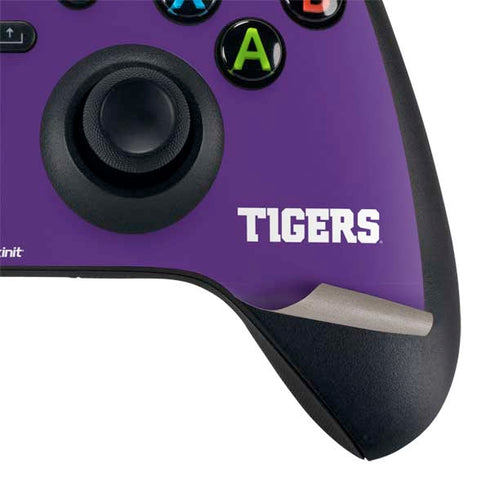 Clemson University Tiger Print Purple Xbox Series X Controller Skin