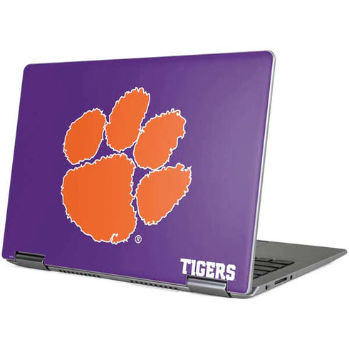 Clemson University Tiger Print Purple Yoga 710 14in Skin