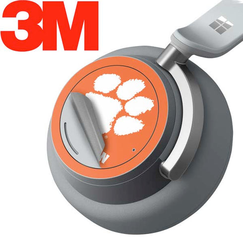 Clemson University Tiger Print Surface Headphones Skin