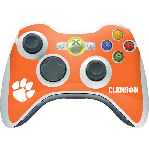 Clemson University Tiger Print Xbox 360 Wireless Controller Skin