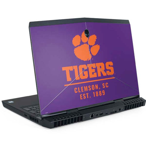 Clemson University Tigers Est 1889 Dell Alienware Skin