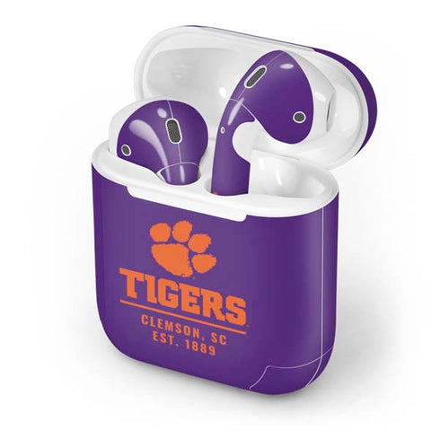 Clemson University Tigers Est 1889 Apple AirPods Skin