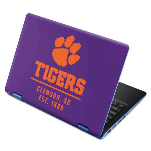 Clemson University Tigers Est 1889 Aspire R11 11.6in Skin