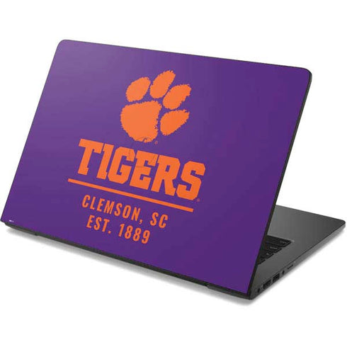 Clemson University Tigers Est 1889 Dell Chromebook Skin