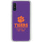 Clemson University Tigers Est 1889 Galaxy A10e Clear Case