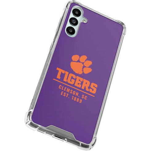 Clemson University Tigers Est 1889 Galaxy A15 5G Clear Case