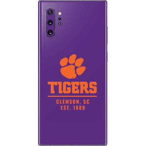 Clemson University Tigers Est 1889 Galaxy Note 10 Plus Skin