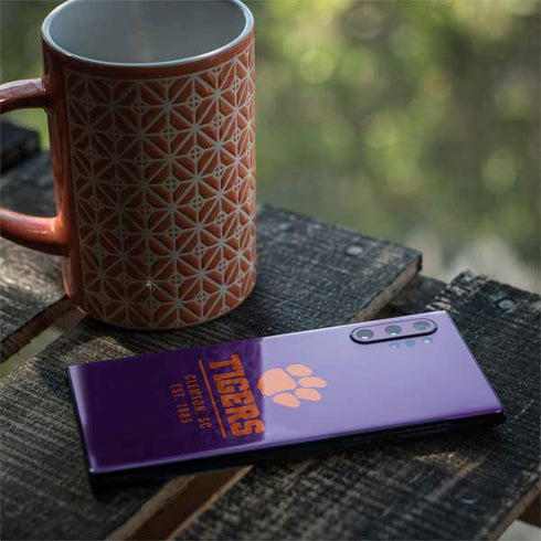 Clemson University Tigers Est 1889 Galaxy Note 10 Plus Skin