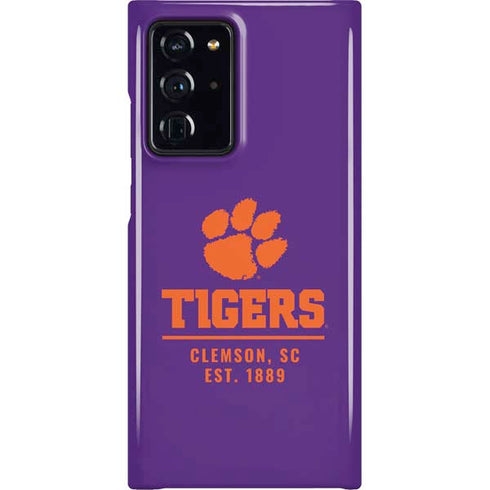 Clemson University Tigers Est 1889 Galaxy Note20 Ultra 5G Lite Case
