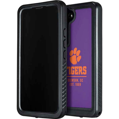 Clemson University Tigers Est 1889 Galaxy S23 Waterproof Case