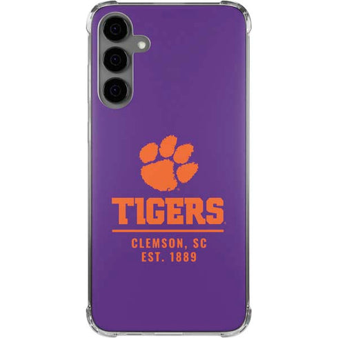 Clemson University Tigers Est 1889 Galaxy S24 Plus Clear Case