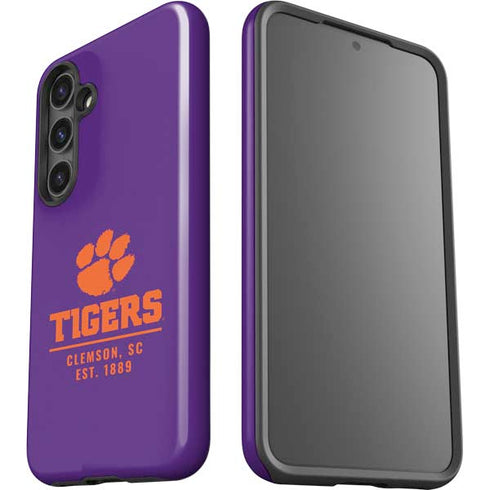 Clemson University Tigers Est 1889 Galaxy S24 Plus Impact Case