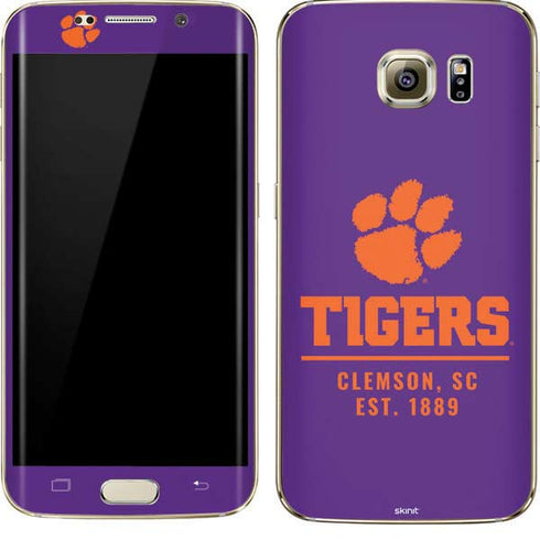 Clemson University Tigers Est 1889 Galaxy S7 Edge Skin