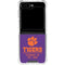Clemson University Tigers Est 1889 Galaxy Z Flip5 5G Clear Case