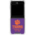 Clemson University Tigers Est 1889 Galaxy Z Flip5 5G Clear Case