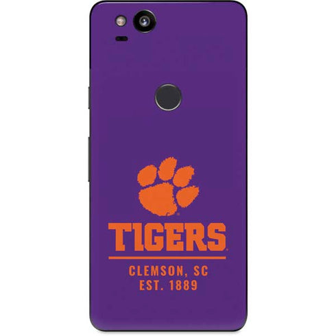 Clemson University Tigers Est 1889 Google Pixel 2 Skin