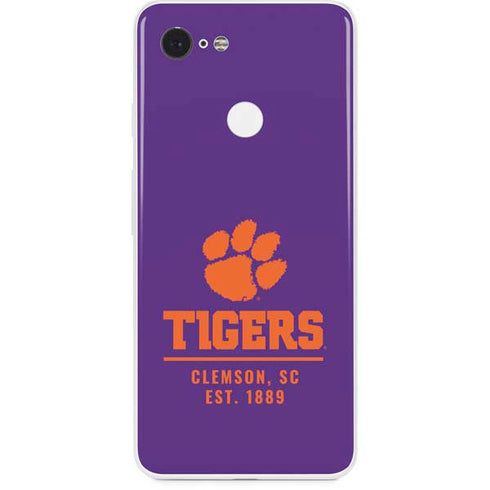 Clemson University Tigers Est 1889 Google Pixel 3 Skin