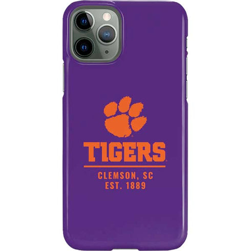 Clemson University Tigers Est 1889 iPhone 11 Pro Lite Case