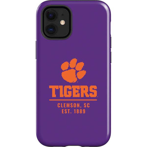 Clemson University Tigers Est 1889 iPhone 12 Mini Impact Case