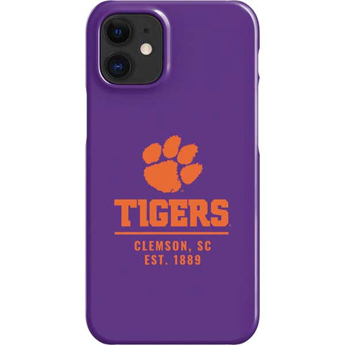Clemson University Tigers Est 1889 iPhone 12 Mini Lite Case