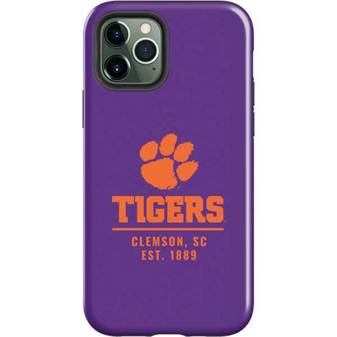 Clemson University Tigers Est 1889 iPhone 12 Pro Impact Case